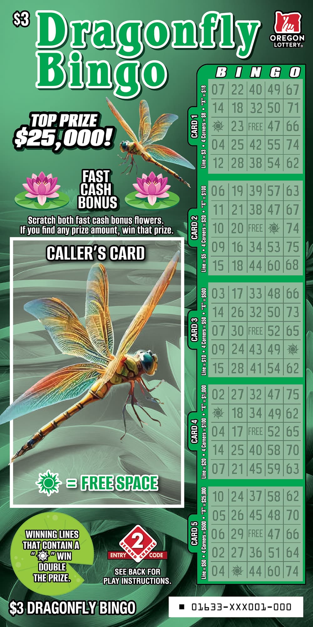 Dragonfly Bingo
