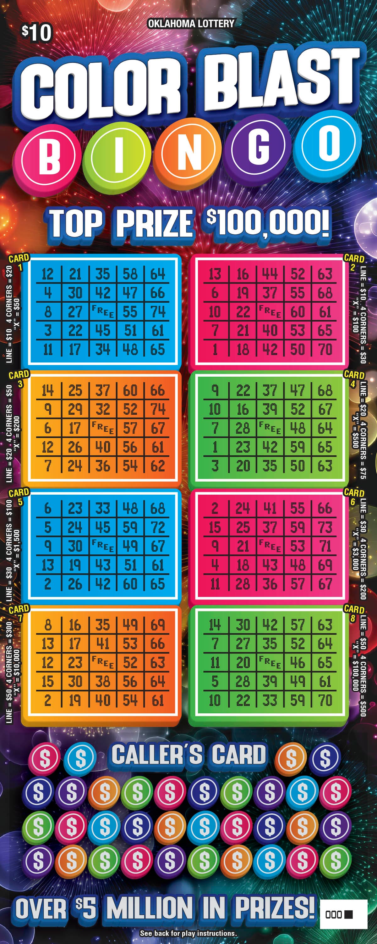 Color Blast Bingo