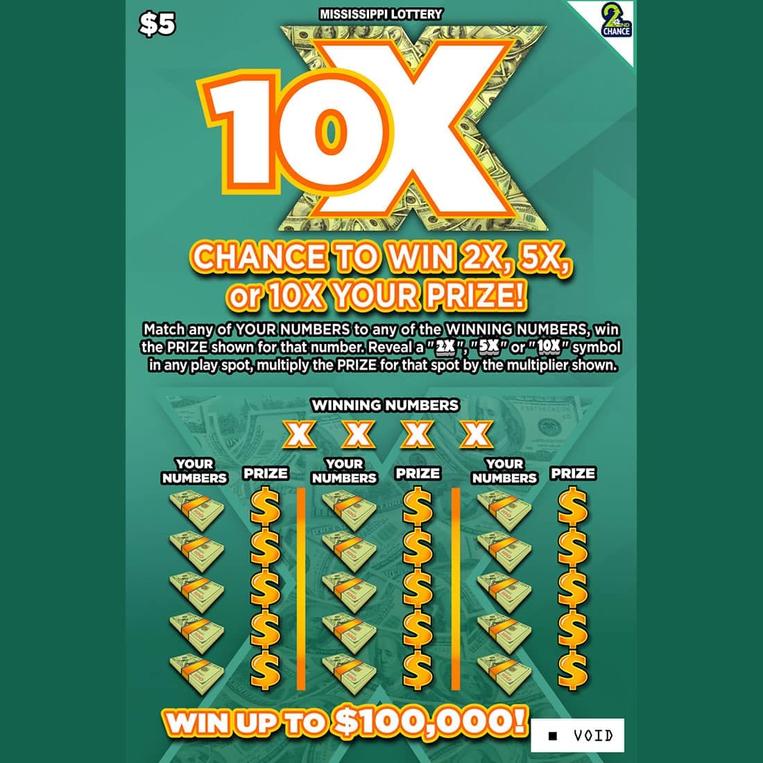 10X