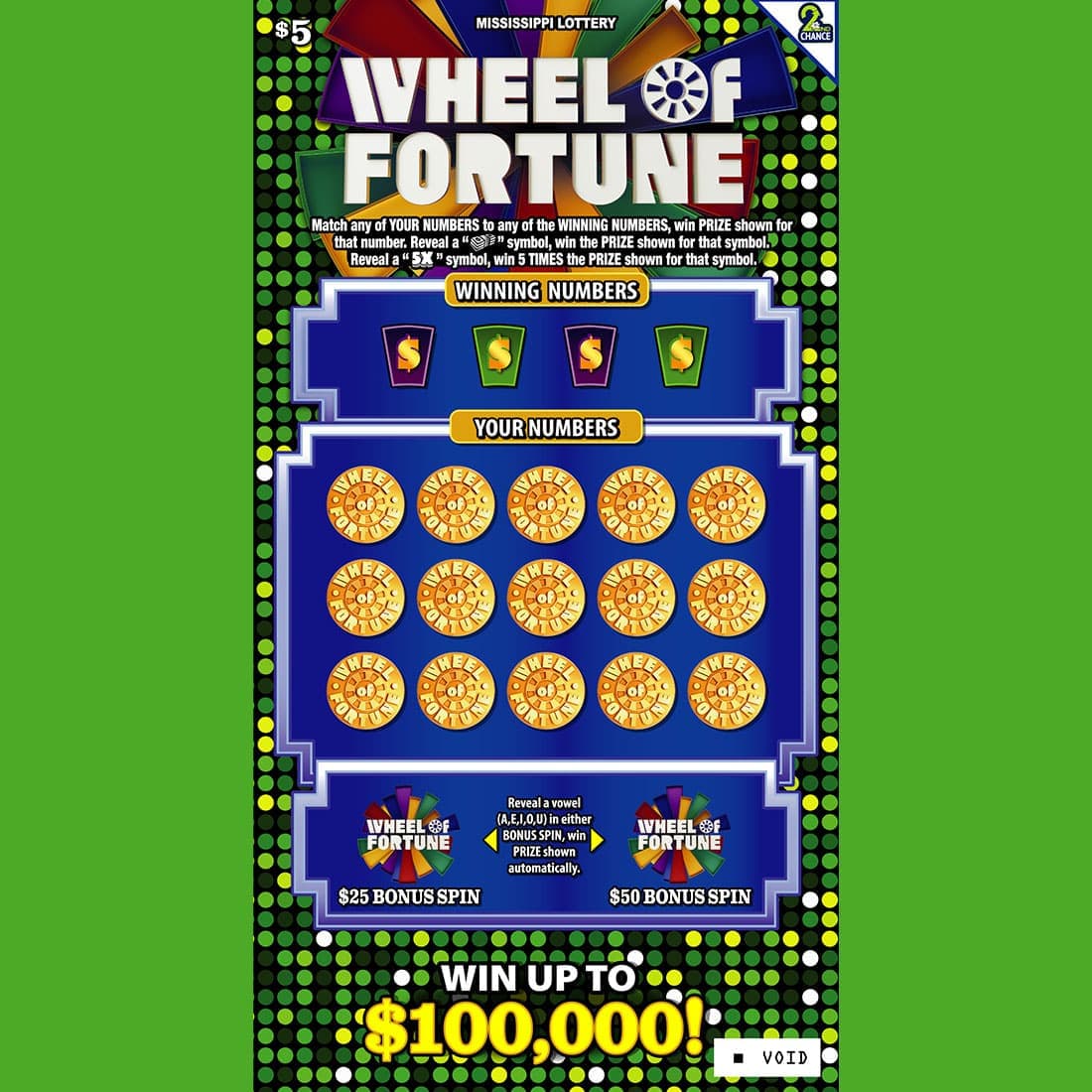 Wheel of Fortune ($5)