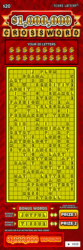 $1,000,000 Crossword