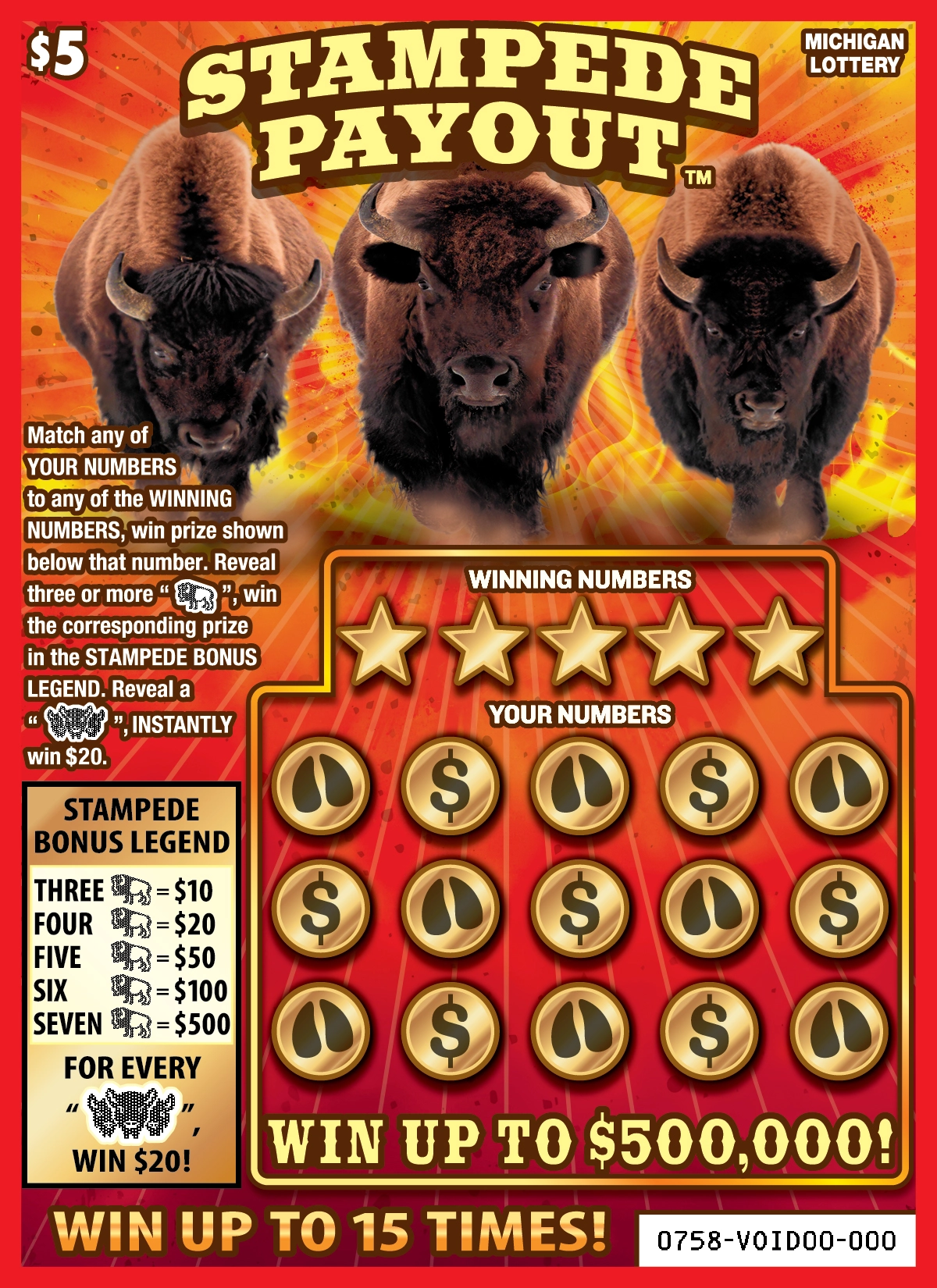 STAMPEDE PAYOUT