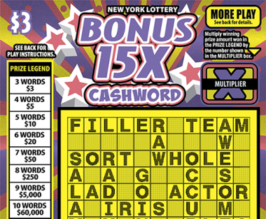BONUS 15X CASHWORD